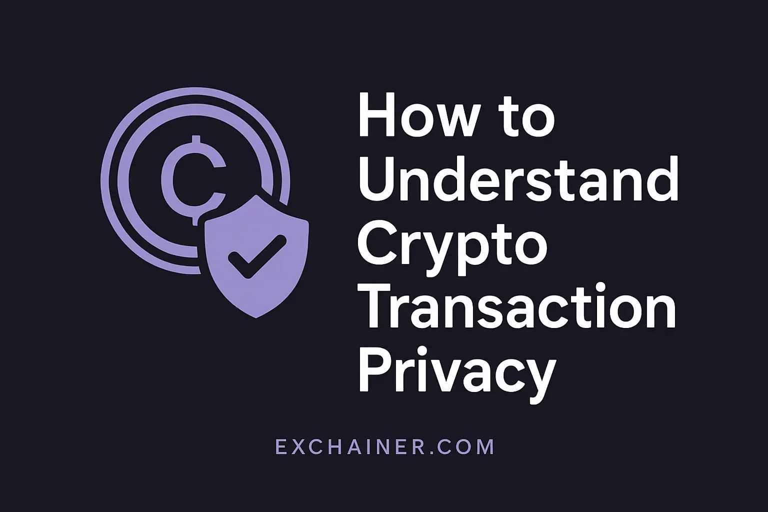 How to Understand Crypto Transaction Privacy